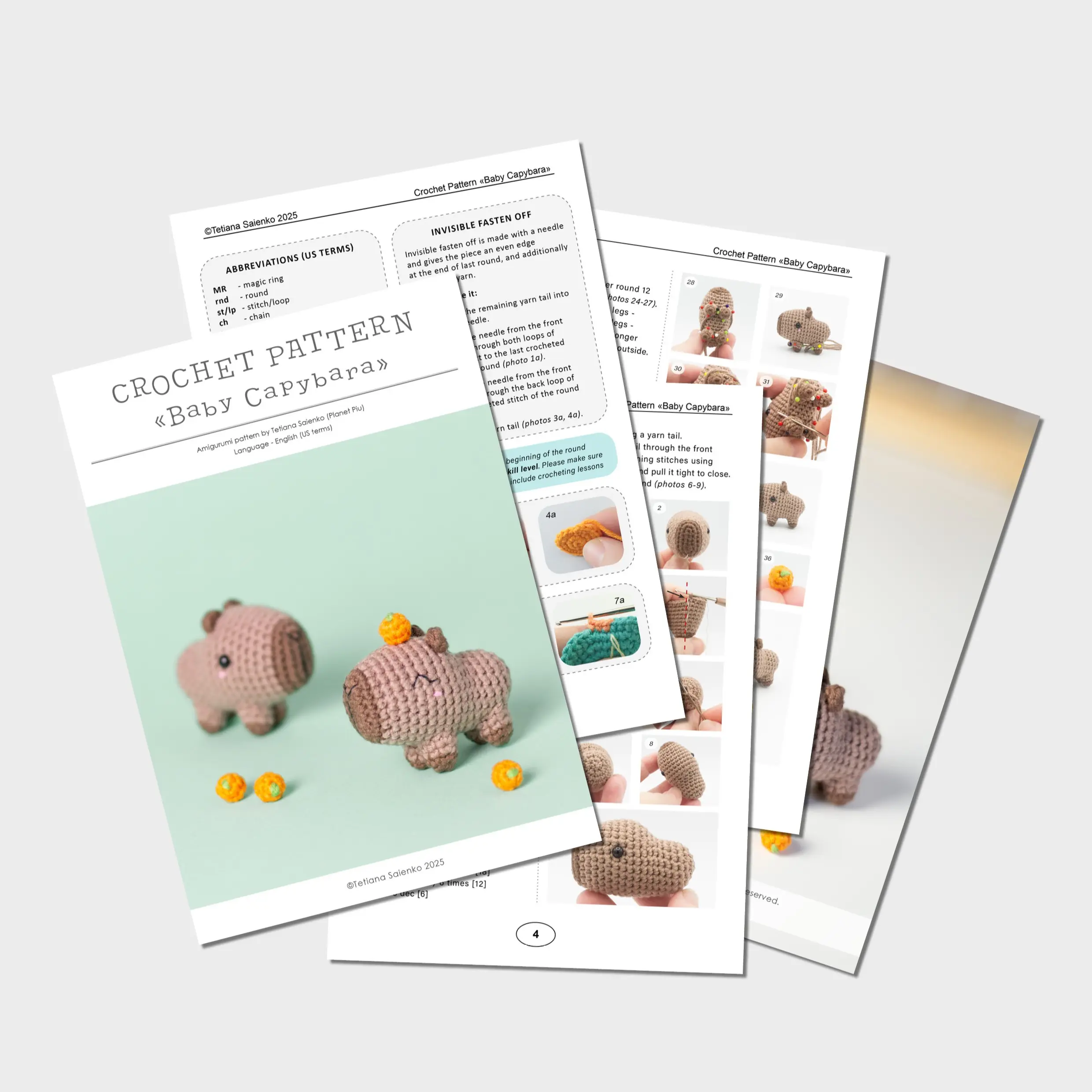 Лист МК для фото англ.